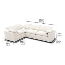 Kumo L-Shaped Corner Sofa – 4-Seater