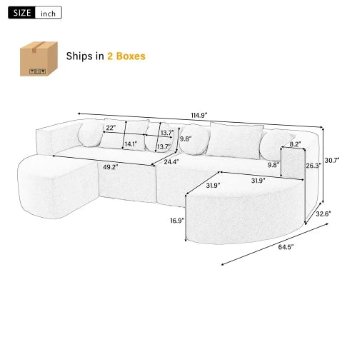 Kaze U-Shaped Modular Sectional