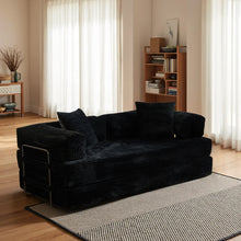 Hana Compressed Sofa – Black