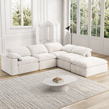 Kumo Corner Sofa with Ottoman – 4-Seater, Layout C