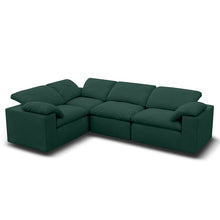Kumo L-Shaped Corner Sofa – 4-Seater – Green