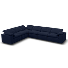 Kumo L-Shaped Corner Sofa – 6-Seater – Blue