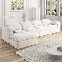 Kumo Modular Sofa – 4-Seater with Ottoman
